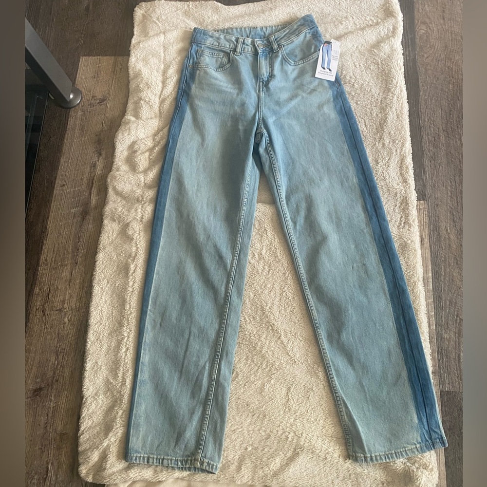 Time and Tru TT Tuxedo Jeans Light Blue Straight Leg Jeans